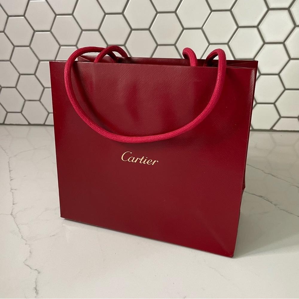 Authentic Cartier Small Shopping Bag